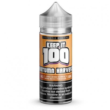 Keep It 100 Synthetic E-juice - Autumn Harvest Keep It 100 Synthetic E-juice - Autumn Harvest