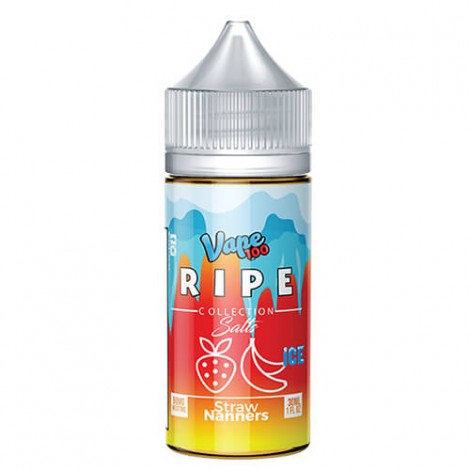 Ripe Collection on Ice by Vape 100 Nic Salts - Straw Nanners on Ice