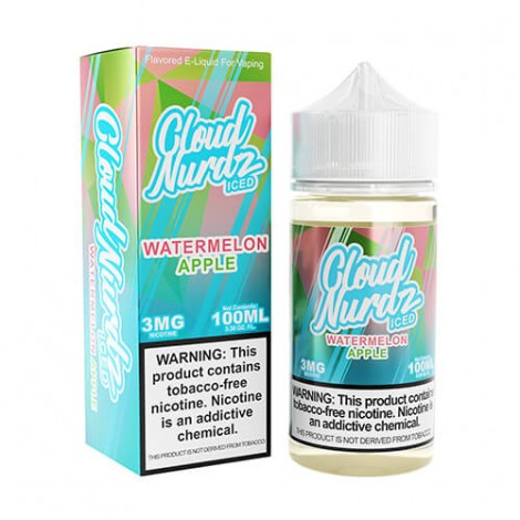 Cloud Nurdz TFN - Watermelon Apple Iced Cloud Nurdz TFN - Watermelon Apple Iced