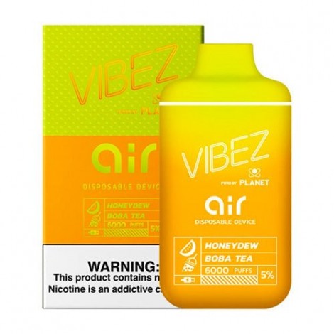 Vibez Air 6K Honeydew Boba Tea Disposable Vape Pen